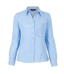Blusa Oxford color celeste